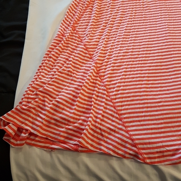 GAP women's size Medium striped tank maxi dress, orange & white. NWT - Picture 2 of 7